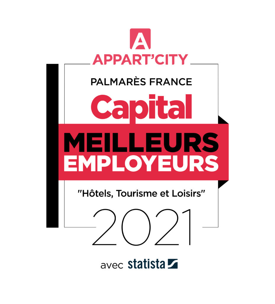 Appartcity au palmarès 2021 des meilleurs employeurs de France du magazine Capital